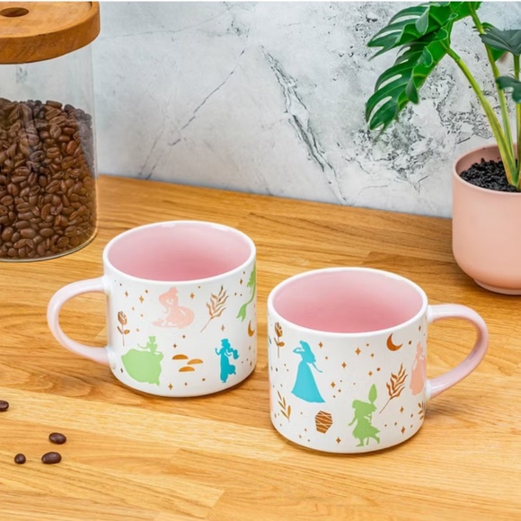 Disney Zak Designs 15 fl oz Stoneware Modern Princess Mug Pink - Picture 6 of 6